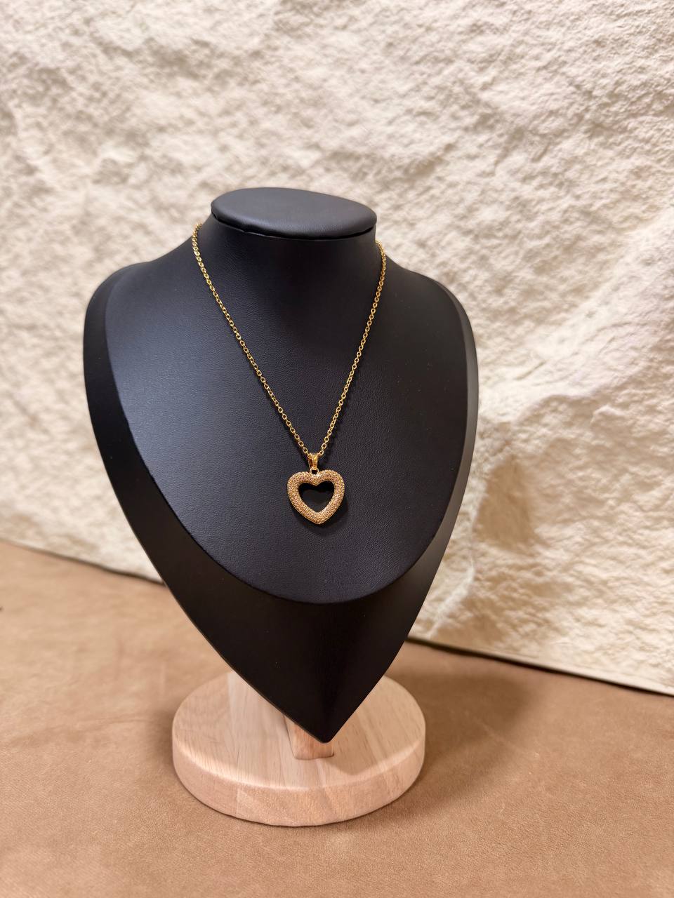 Collana Cuore Brillante – Confezione da 12 Pezzi