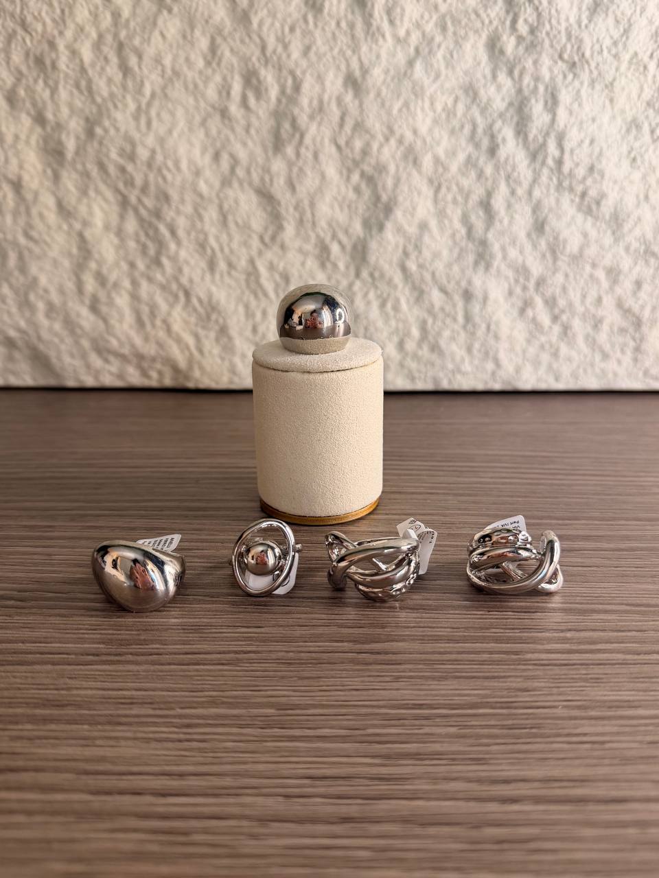 Collezione Anelli Golden Nature & Icons – Confezione da 12 Pezzi