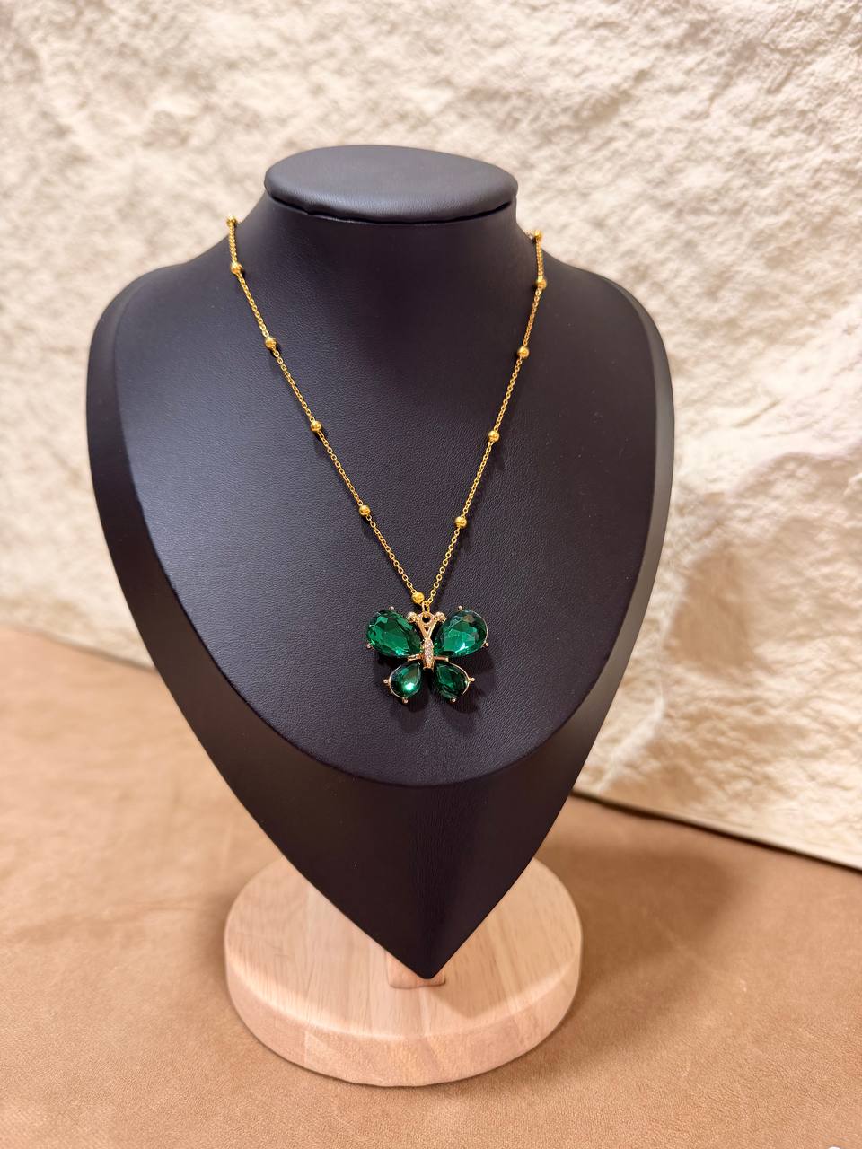Collana Farfalla Cristallo – Colori Mix – Confezione da 12 Pezzi