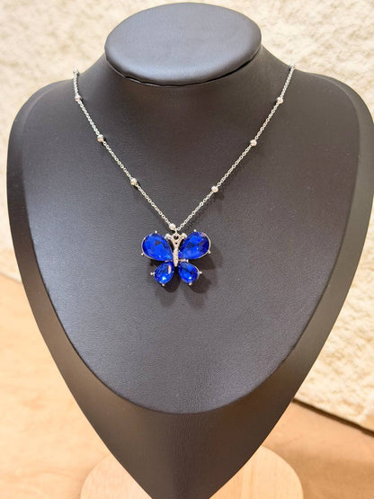 Collana Farfalla Cristallo – Colori Mix – Confezione da 12 Pezzi