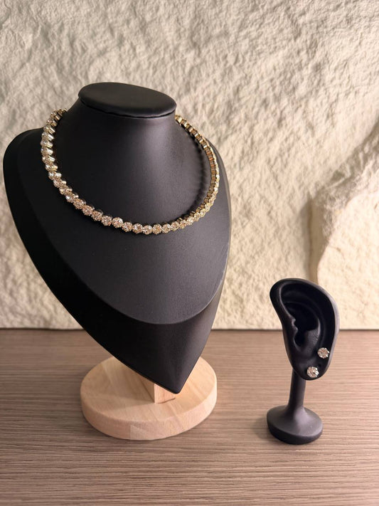 Set Collana e Orecchini Punto Luce con Pietre Luminose – Confezione da 24 Pezzi