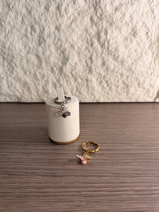Anello Charms Ape con Ciondolo Pendente – Confezione da 12 Pezzi