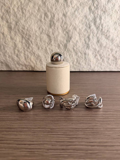 Collezione Anelli Golden Nature & Icons – Confezione da 12 Pezzi