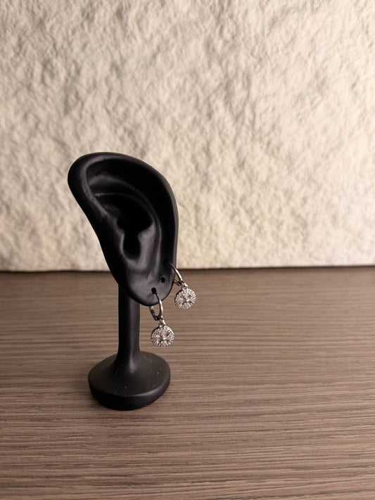 Orecchino Cerchio con Pendente Stella – Confezione da 12 Set