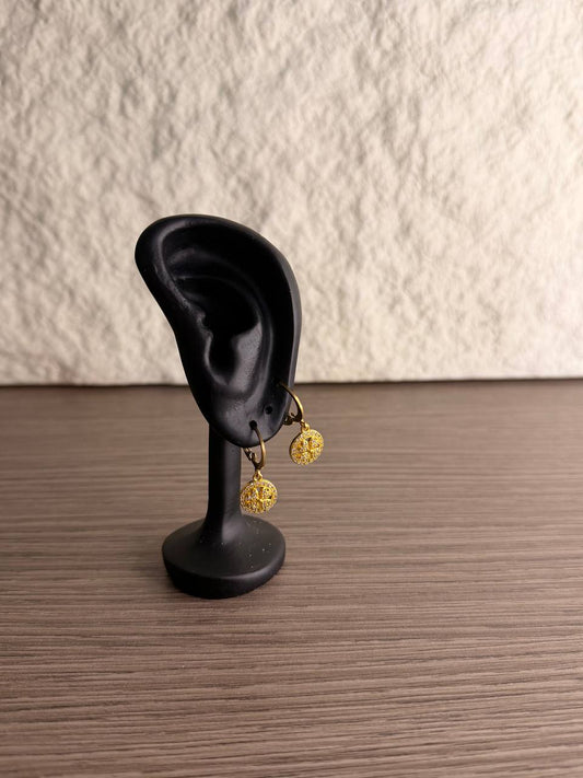 Orecchino Cerchio con Pendente Stella – Confezione da 12 Set