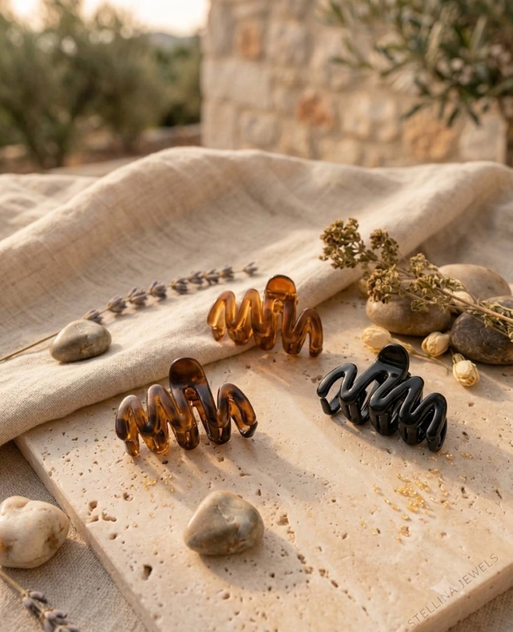 Set Accessori Capelli Linee & Onde – Confezione da 36 Pezzi